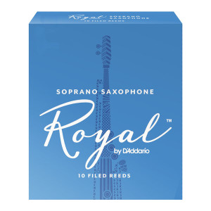 Caja de 10 cañas D'ADDARIO Royal para Saxofón Soprano